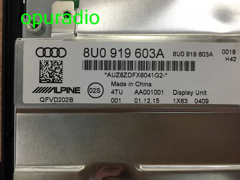 8U0 919 603A Audi Q3 display (5)