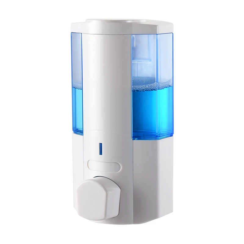 

SVAVO Wall mounted Liquid Soap Bottle Transparent Hand Liquid Containers Shampoo Gel Dispenser for Bathroom Kitchen