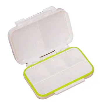 

Portable 6 Grid Small Pill Box Organizer Travel Storage Dispenser Case