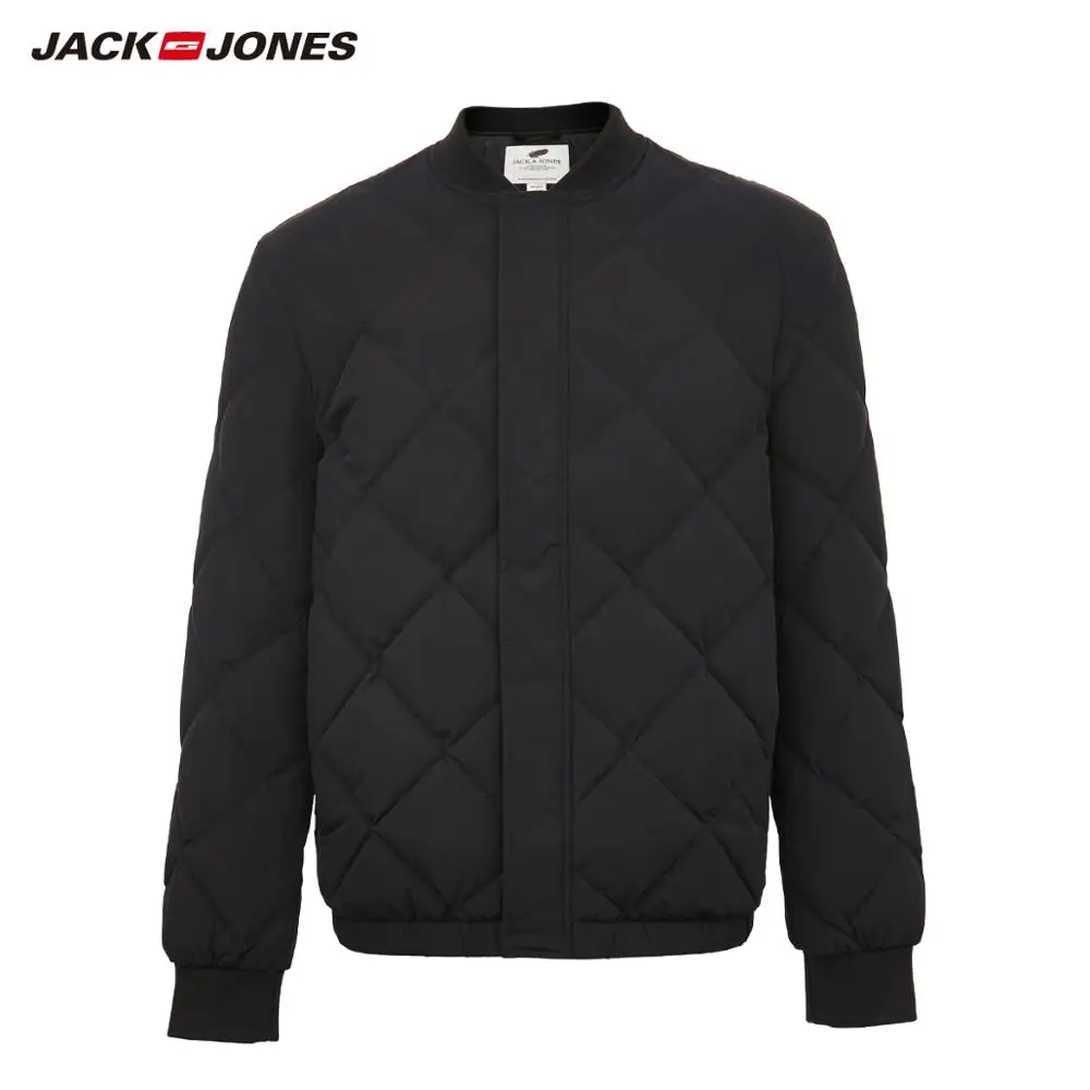 JackJones Мужская стеганая куртка-бомбер в форме бриллианта, модный короткий пуховик 219312523