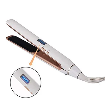 

UKLISS Professional Hair Straightener Flat Iron Mini Beard Straightener Comb Ironing Plank For Hair Straightening Styling Tools