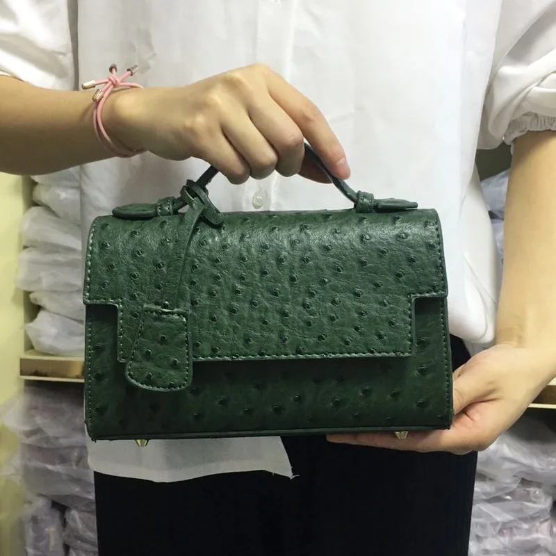 Women Green Python Leather Shoulder Bag PU Snake Leather Tote Hand Bag  Clutch Purse Ostrich Party Bags - AliExpress