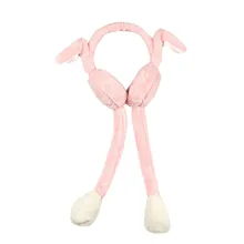 Новинка, модные женские меховые зимние теплые Наушники унисекс, складные зимние наушники, зимние ветрозащитные наушники