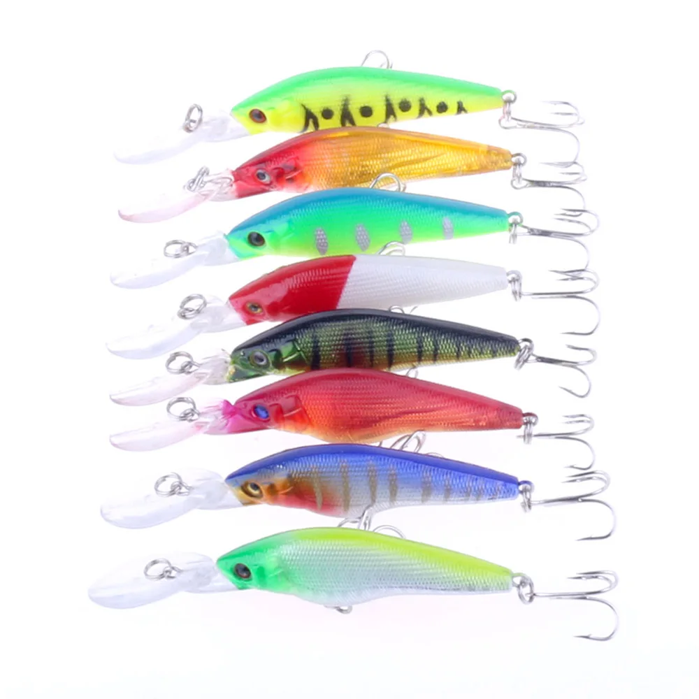 

MI-030. 90mm 6.6g Pesca Shallow Diving Isca Fishing minnow lures