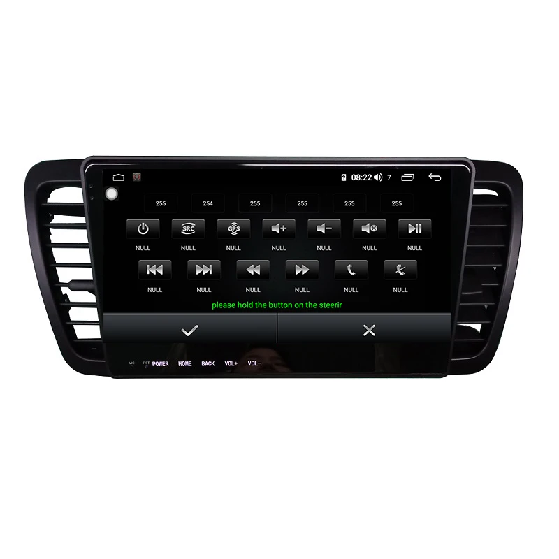  Legacy Outback Octa Core 9.66Inch Tesla 4+64G Multimedia Player 1Din Android Car Radio For Subaru L