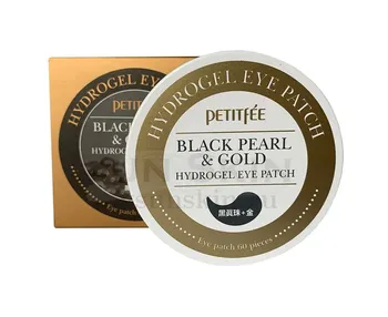 

Satin with pearl extract and gold for eyes petitfee Black Pearl Gold Hydrogel eye patch