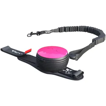 

LISHINU LISHINU BUNGEE rope leash for animals tape 3 m size M fuchsia