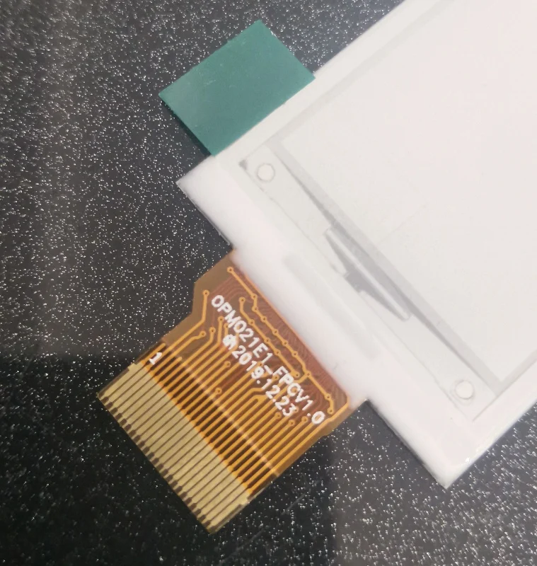 Polegada 122x250 Tela de Exibição Lcd para Etiquetas Eletrônicas da Tela de Papel da Etiqueta Eletrônica Opm021e1 Opm021eg 2.13 - Imagem 4