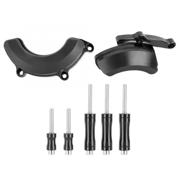 

Motorcycle Engine Protective Cover Left and Right Fit for G310R 2018 Black Aluminum Alloy Engine Cover Guard New