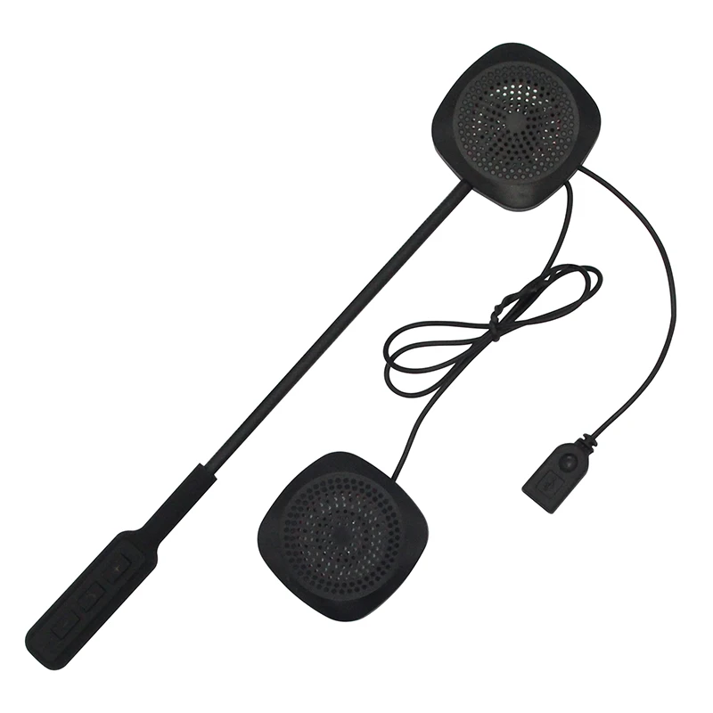 black Двойной козырек мотоциклетный шлем 4,2 EDR Bluetooth наушники микрофон велосипедный шлем наушники громкой связи динамик управление вызовом Z2 - Цвет: black