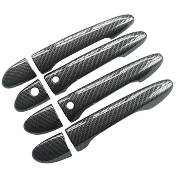 

Sport Carbon Fiber Style Door Handle Cover Trim for Mazda 2 3 6 CX-3 CX-5 CX-9 (with Keyless Holes)