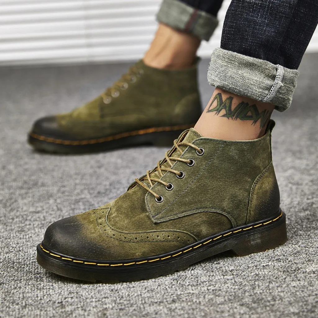 

winter boots men waterproof Non-Slip ankle snow boots men zapatos de seguridad para hombres puntera acero#G2