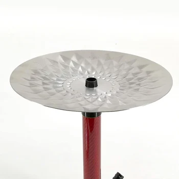 

Stainless Steel Looking Decorative Round Hookah Charcoal Tray Hookahs Shisha Hookah Accessories