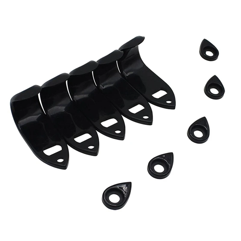 

1 Set Saxophone Thumb Hook Rests Cushions Thumb Supports Alto Tenor Sax Practice Parts Black