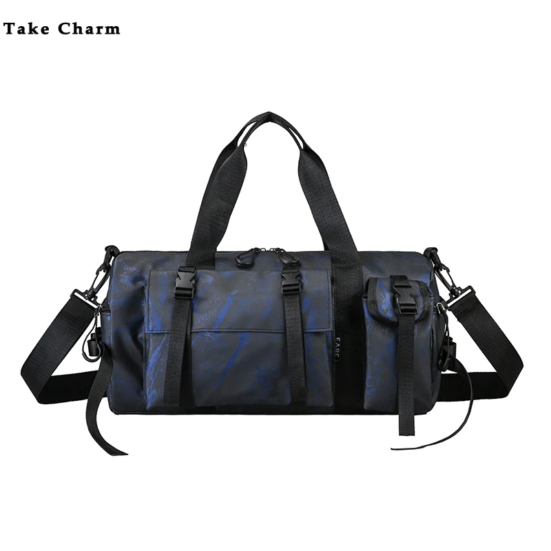 Мужская спортивная сумка новый тренд камуфляжная Большая вместительная уличная