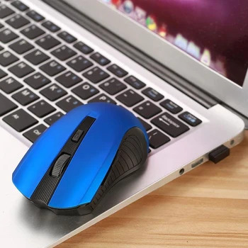 

6 Buttons 2.4G Wireless USB Optical Mice Mouse 3 Adjustable DPI with USB Receiver for Windows Mac PC Computer Laptop
