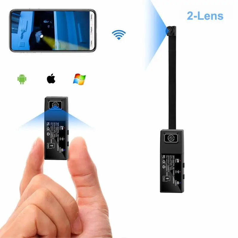 

HD 1080P Portable WiFi IP Mini Camera P2P Video Recorder Support Remote View Hidden Wireless Micro webcam Camcorder