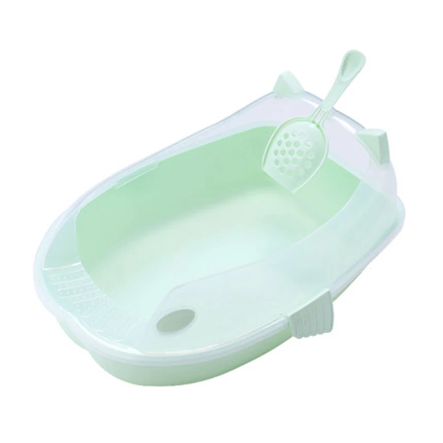 

Small Medium Pet Accessories Cat Litter Tray Plastic Cat Toilet Training Sand Box Bandeja Gato Katzenklo Potty Rabbit WC 30MC47