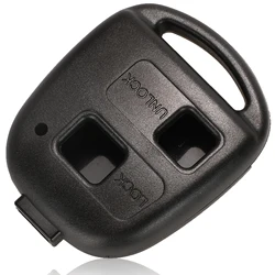 Premium Jingyuqin Remote Smart Car Key Shell - Sleek Protective Fob Cover with 2/3 Buttons for Lexus (2 Buttons Empty Case)