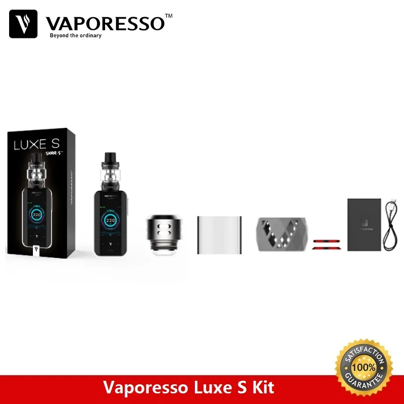 Vaporesso люкс S комплект 220 Вт коробка мод с 8 мл Skrr S Vape бак QF с сеткой катушки испаритель VS люкс Drag 2 электронные сигареты наборы