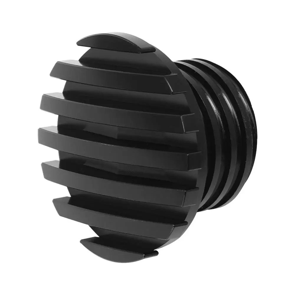 Черная крышка топливного бака для мотоцикла с винтовым креплением масляного