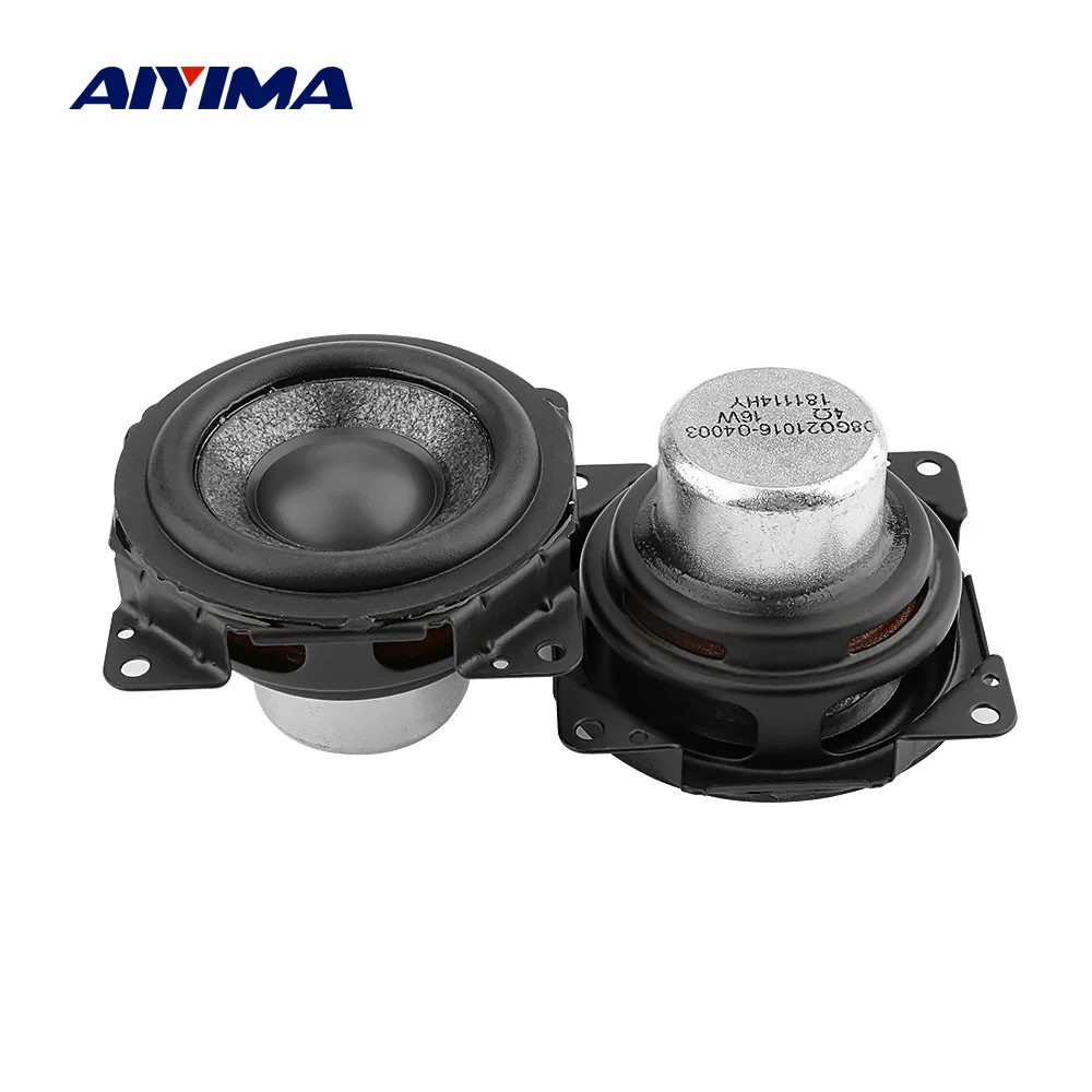 AIYIMA 2 дюймов полный спектр Портативный DIY Динамик Bluetooth 4 Ом 16 Вт Звук музыки мини