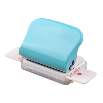 

Handheld For A4 A5 B5 Portable 6 Hole DIY School 5 Sheet Capacity Planner Scrapbook Paper Puncher Notebook Office Home Metal