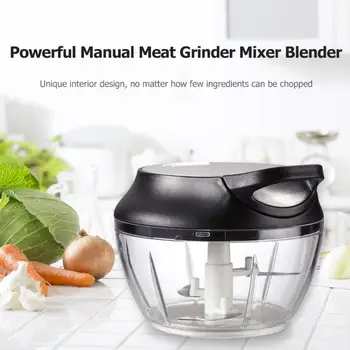 

Manual Fruit Vegetable Chopper Hand Pull Food Cutter Multifunction Fruit Twist Shredder Meat Grinder Chopper Garlic Cutter