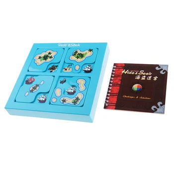 

Matching Board Game - Pirate Treasure - Hide & Seek Playing with Children