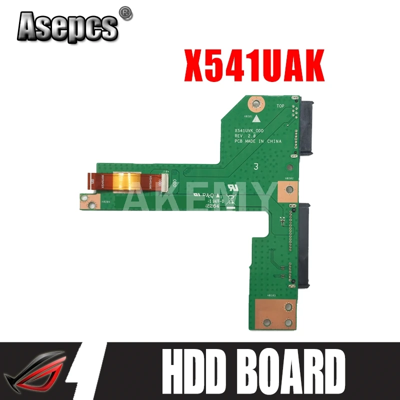 Akemy оригинал для For Asus X541U X541UA X541UAK X541UV X541UVK X541UJ F541U HDD плата соединительная линия с