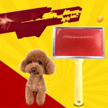 Благородная проволочная расческа для волос, расческа для ухода за собакой, расческа для удаления кошек из нержавеющей стали, расческа для ухода за длинными и короткими волосами