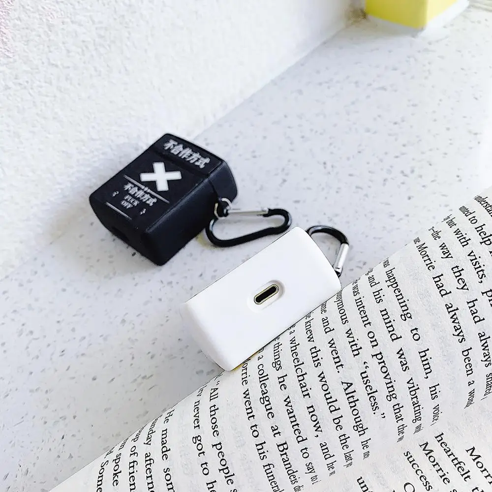 GOOYIYO роскошный мультяшный чехол для Airpods 1 2 зарядная коробка наушников акриловая