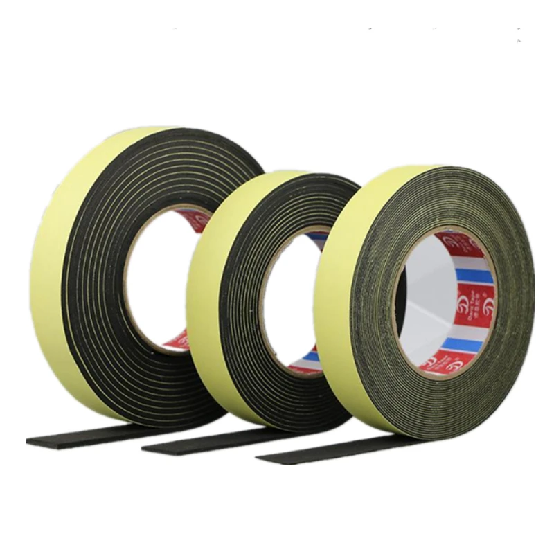 EVA Black Single Sided Foam Tape 1mm Thick Available in 9~80mm Width 10m long 