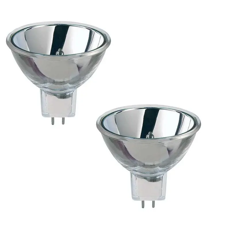 2 Pcs 250W 24V MR16 GX6.35 ELC Halogen Lamp 250 Watt for Projector Microscope color Wheel Projector halogen bulb