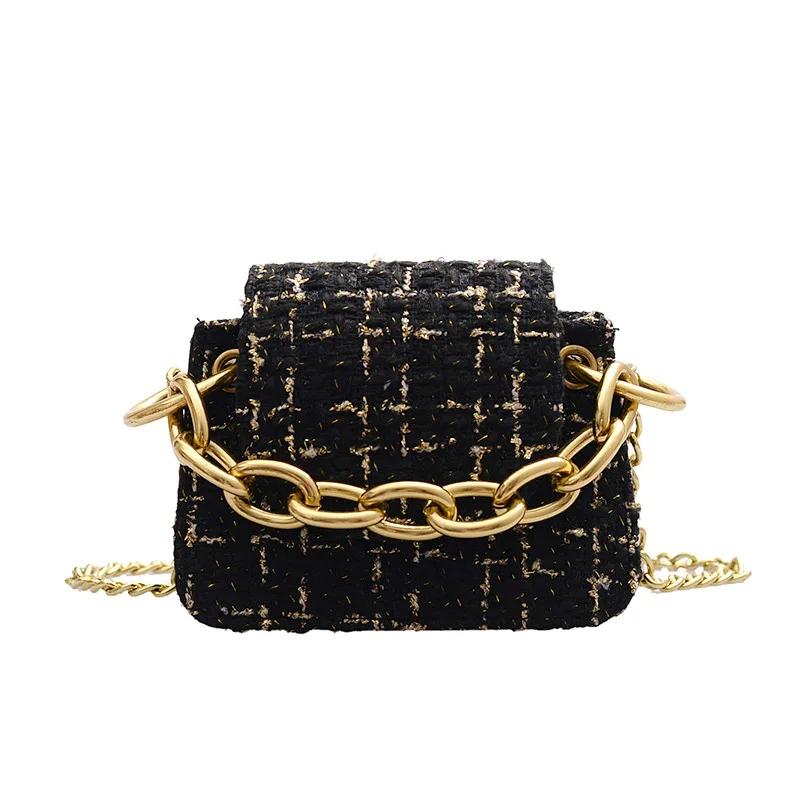 

Bags for Women 2020 New Shoulder high quality Bag Fashion Handbag Phone Purse woolen chain Women Small Shell Crossbody Bag