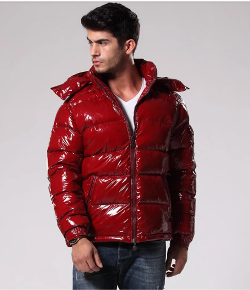 公式オンライン メンズフード付きジャケット 冬用長袖ジャケット 取り外し可能な帽子 白いダックダウン カジュアルで暖かい 90 安い店 Microclin Com