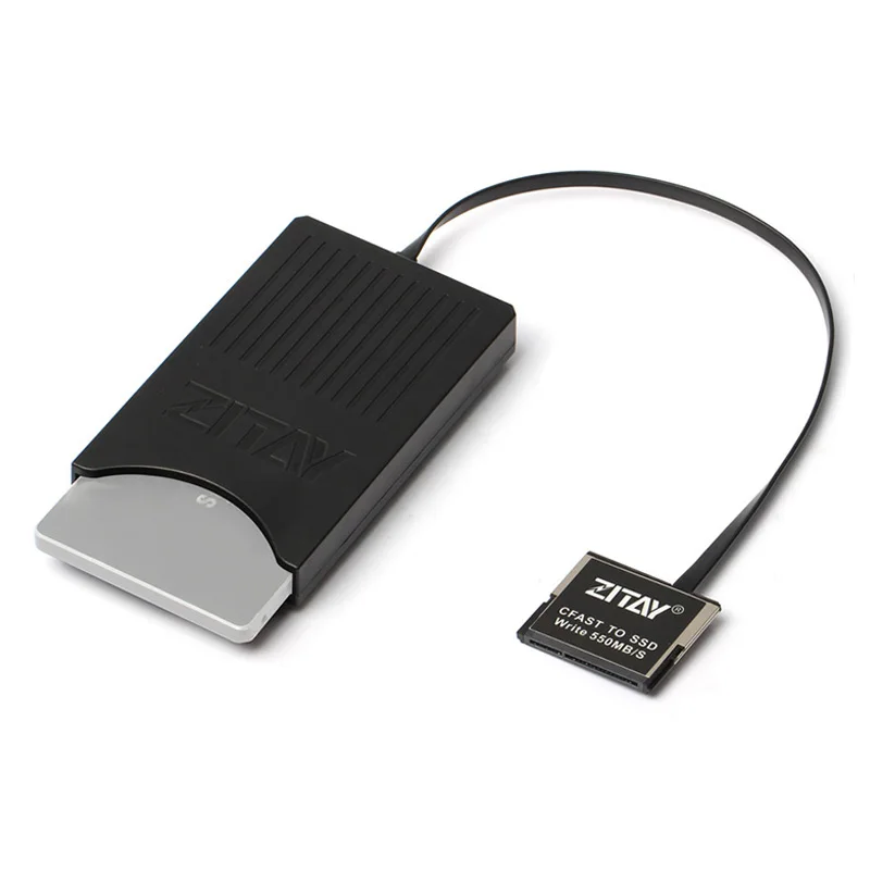 CFAST-SSD 어댑터 변환기 CFast 2.0-SSD, 캐논 URSA C200 C300 1DX2 BMPCC 4K 6K ARRI AMIRA Lexar