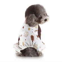 Одежда для собак-питомцев Рубашка с рисунком «Собаки» принт Полар-флиса для щенков для домашнего любимца, кота теплая одежда с капюшоном; комбинезон; ночное белье для домашних животных maglietta трость