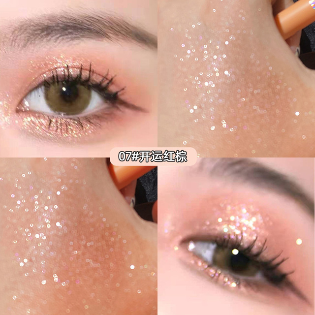 Diamond Eyeshadow Stick Face Makeup Highlighter Silkworm Pen Waterproof Long Lasting Rose Gold Champagne Eyeliner Pencil