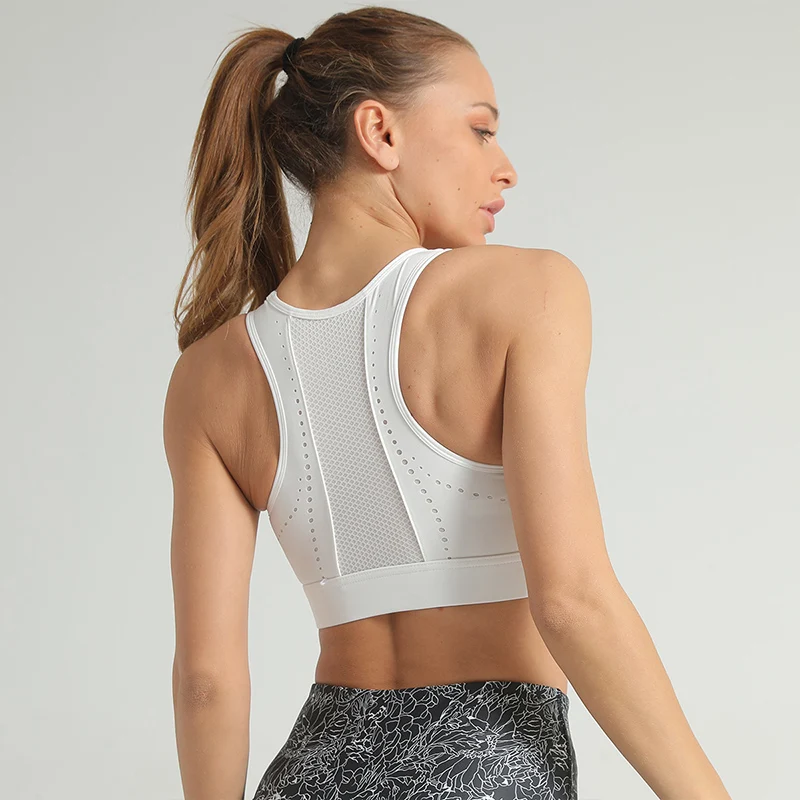 

Women Sports Bra Quick Dry Push Up Tank Tops Running Fitness Gym Bras Breathable Athletic Padded Underwear