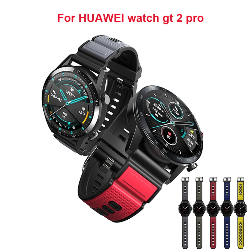 Ремешок цветной для HUAWEI WATCH GT 2 Pro GT2 46 мм 2E браслет смарт-часов Honor GS SIKAI 22 |
