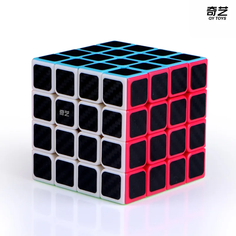Новинка, 6 шт., QiYi, Магический кубик из углеродного волокна, 2x2x2, 3x3x3, 4x4x4, 5x5x5, набор из плюща и пирамиды, высокоскоростные Кубики-головоломки, развивающие игрушки