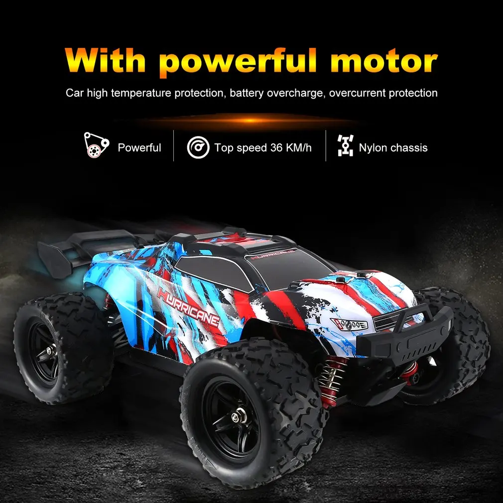 1/18 RC Автомобиль 2,4G Monster Truck автомобиль 36 км/ч пульт дистанционного управления игрушки управления Лер модель внедорожника грузовик Радиоуправляемая машина игрушка