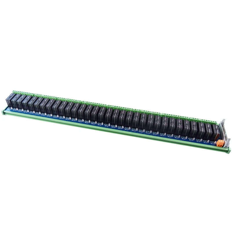 

Huaqingjun 32-канальный релейный модуль 2NO 2NC DC24V Hongfa релейный модуль DPDT реле для PLC