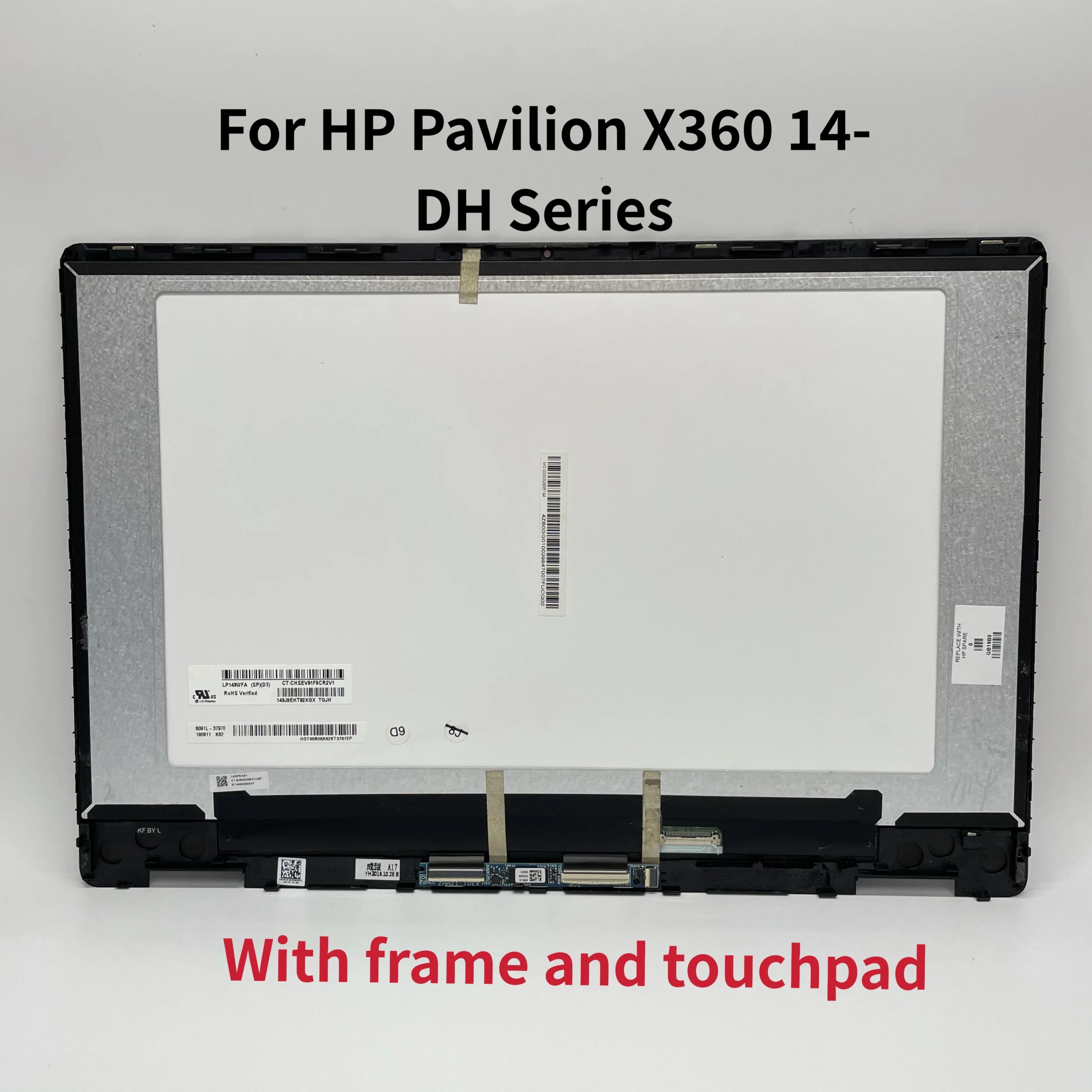 Для HP Pavilion x360 14-DH 14-dh0706nz для ноутбука сенсорный экран дигитайзер ЖК-дисплей в