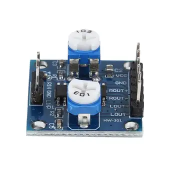 

Audio Amplifier PAM8406 5Wx2 Stereo 2 Way Digital Sound Preamplifier Tone High Power Amplifier Board Volume Potentiometer AMP