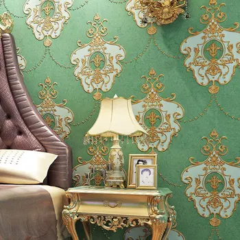 

Style European Papel De Parede Damask Wall Paper 3d Bedroom Living Room Sofa Tv Background Home Decor Wallpaper For Walls Roll