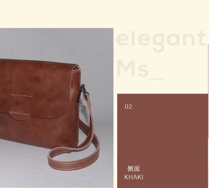New Leisure Retro Small Square Bag Simple Diagonal Span Bag for Women