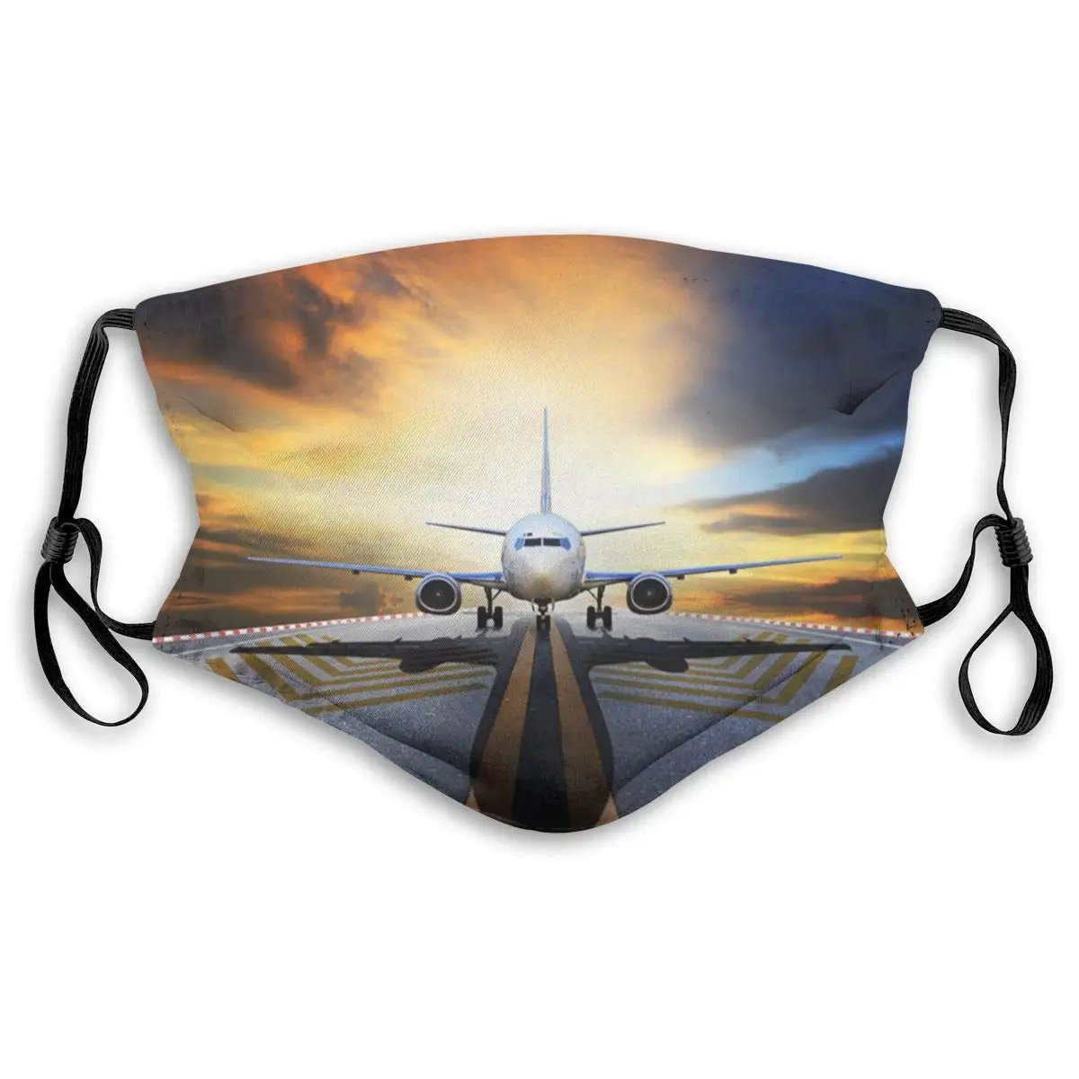 Маска дышащая многоразовая моющаяся с фильтром и регулируемыми петлями |