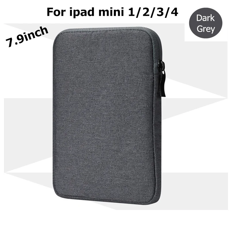 Противоударный чехол для планшета 6 7,9 ''для чтения электронных книг для iPad Pro 10,5/Air 2 iPad воздуха 1/iPad Air 2/3/4/Pro 9,7/ iPad - Цвет: 7.9 inch dark grey
